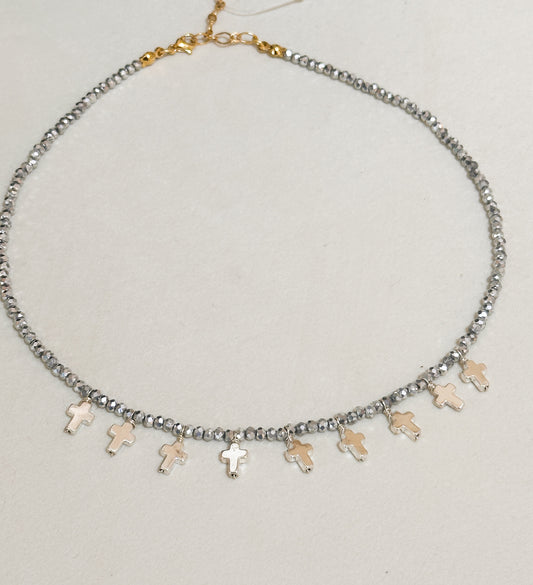 CHOCKER CRUZ SILVER