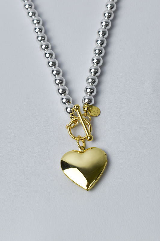 COLLAR SILVER LOVE