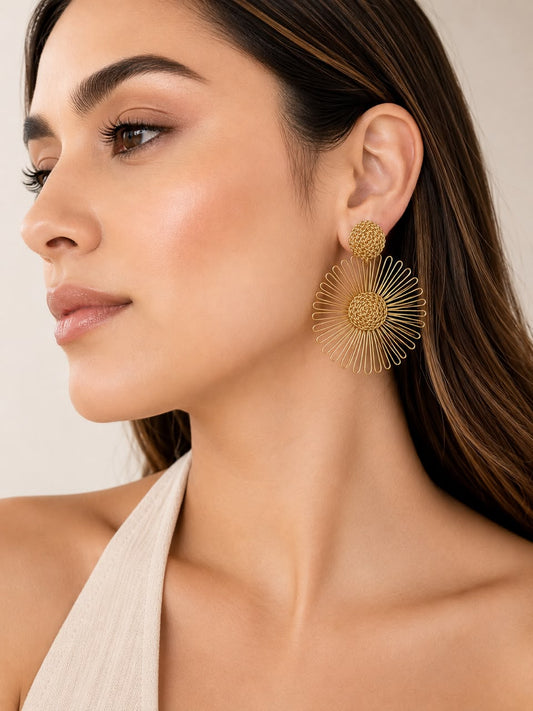 ARETES GIRASOL
