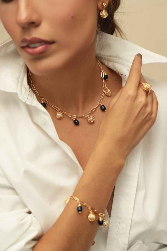 COLLAR PERLINA BLUE